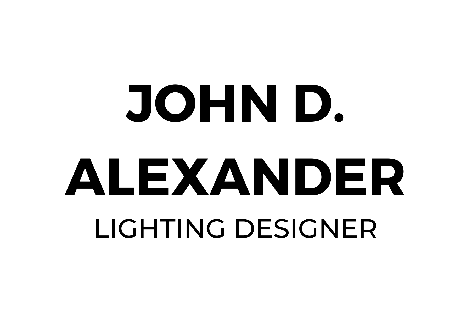 John D. Alexander