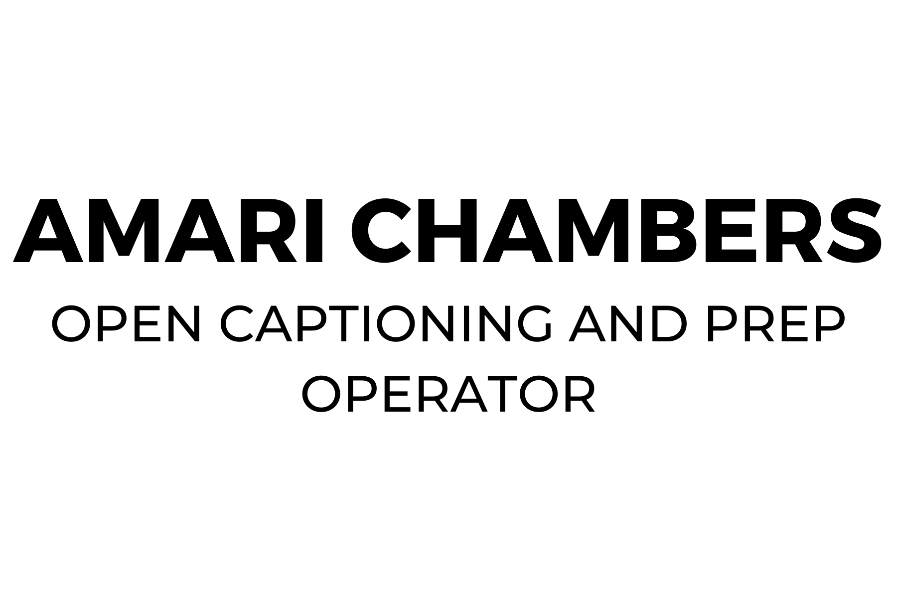 Amari Chambers