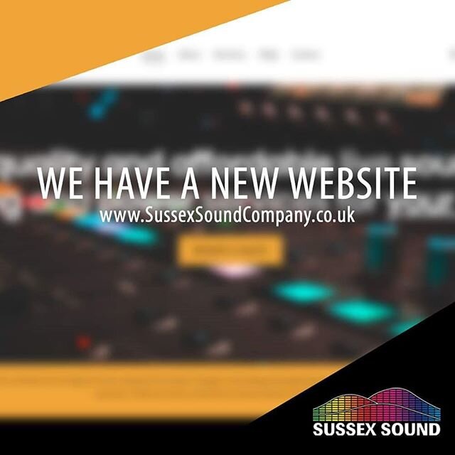 We've finally launched our shiny new website! 
www.SussexSoundCompany.co.uk (link in bio!) From sound, lighting, staging and power - find whatever you need, have all your queries and questions answered - and find out how to get hold of us over at our