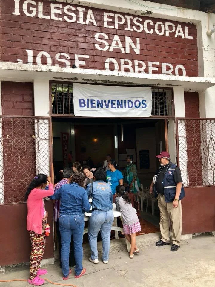 Each year, we send a group of volunteers to visit our sister parish, San José Obrero in Manta, Ecuador. While there, we offer support to their preschool program by building classrooms, providing supplies, and cooking breakfasts. 

We have also run me