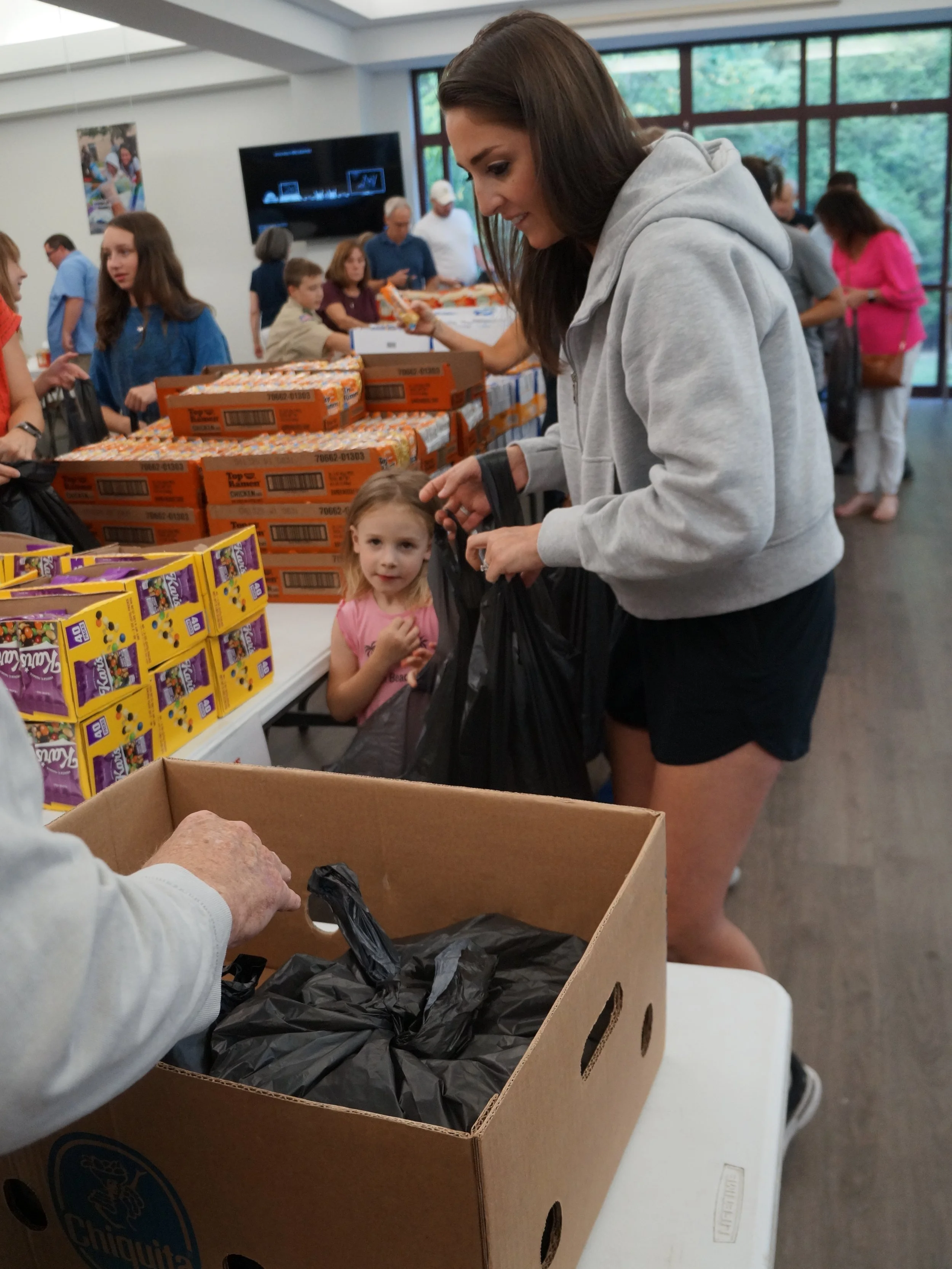 Good Shepherd is an official partner church with GraceWorks! 

We host nights to pack Fuel Bags every 3rd Wednesday of the month at 6 PM. These bags are filled with nutritious and easily prepared foods for children to eat on the weekends when they ar