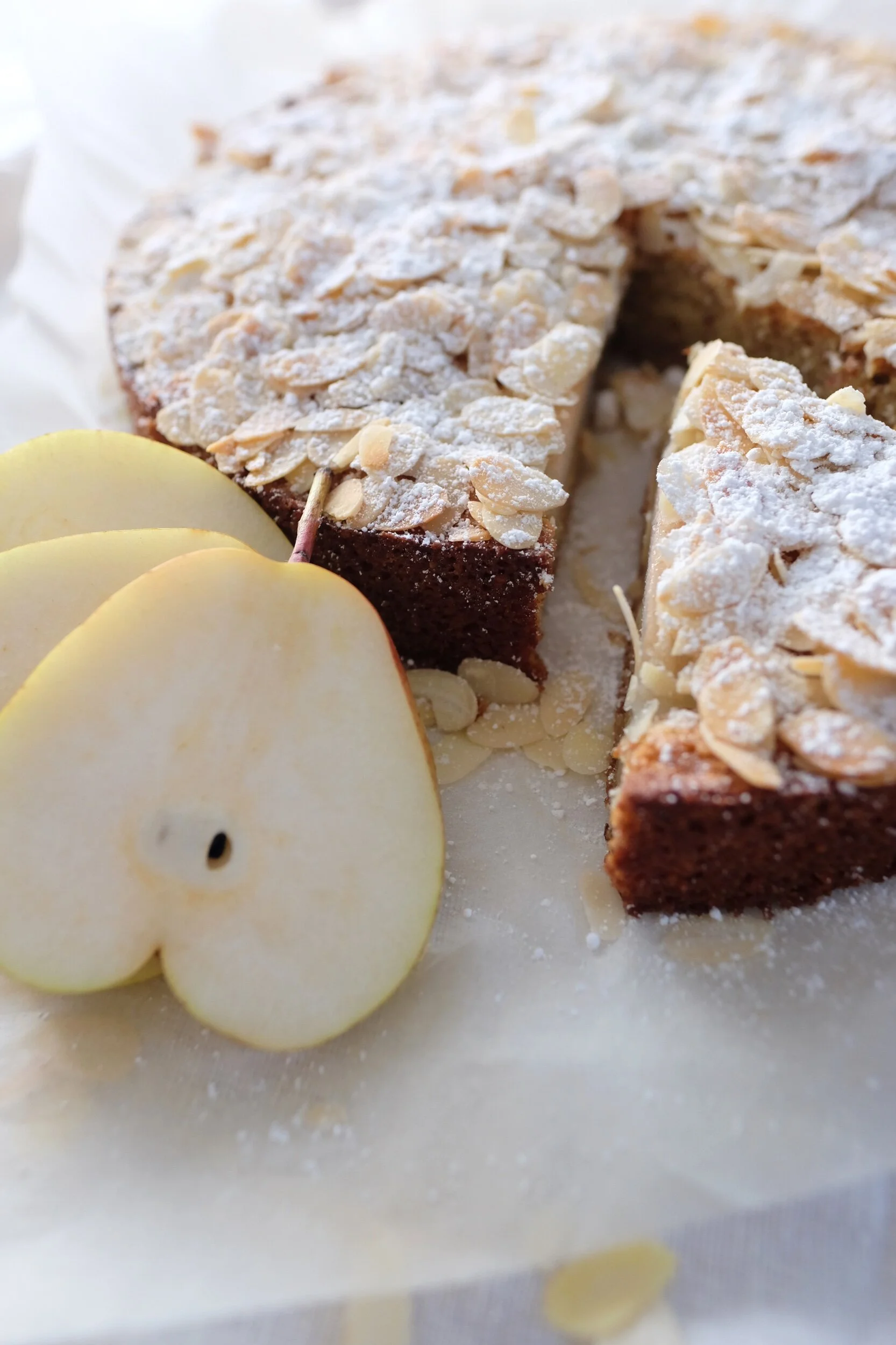 ITALIEN PEAR ALMOND CAKE