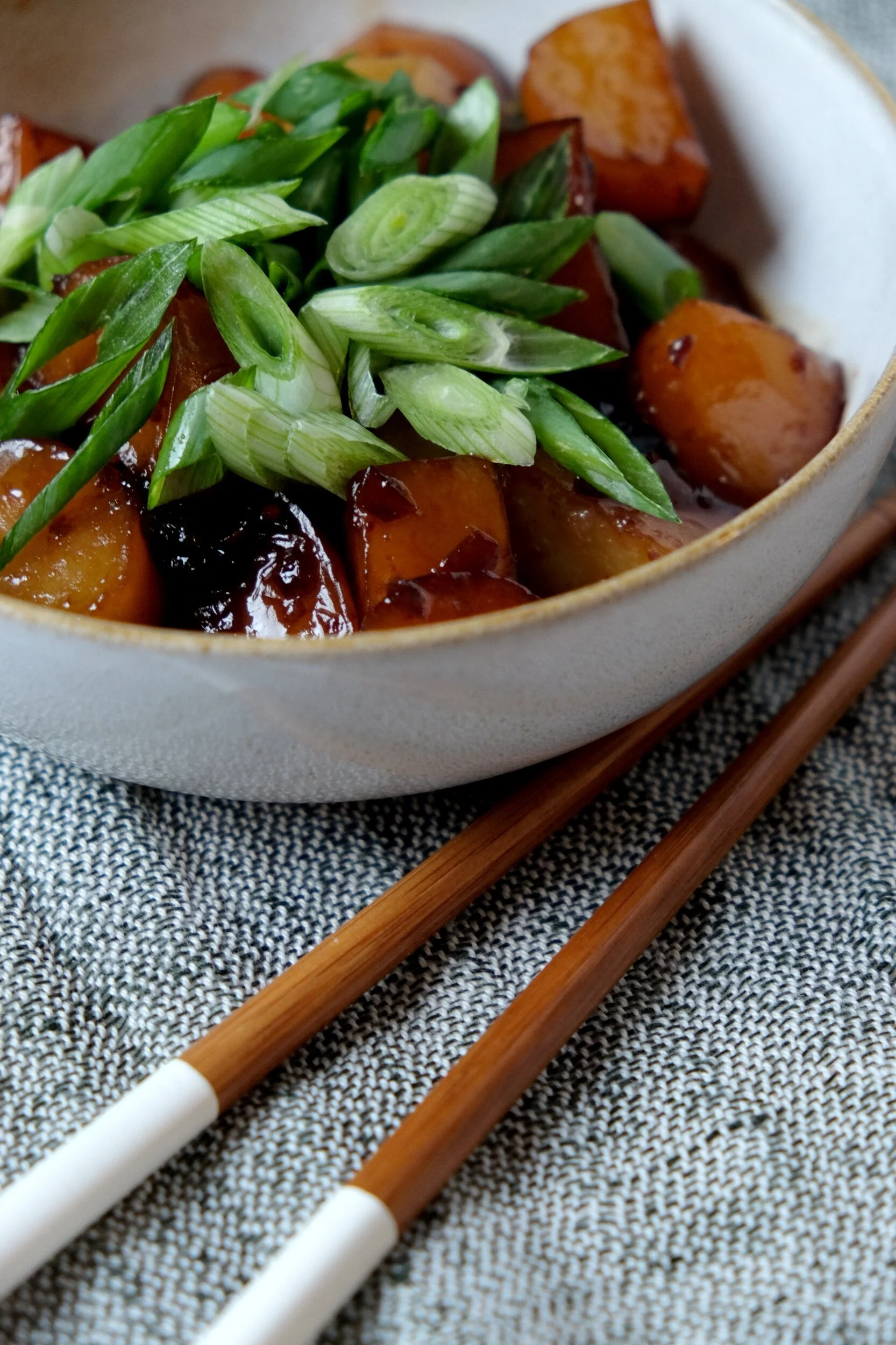 KOREAN SPICY BRAISED POTATOES
