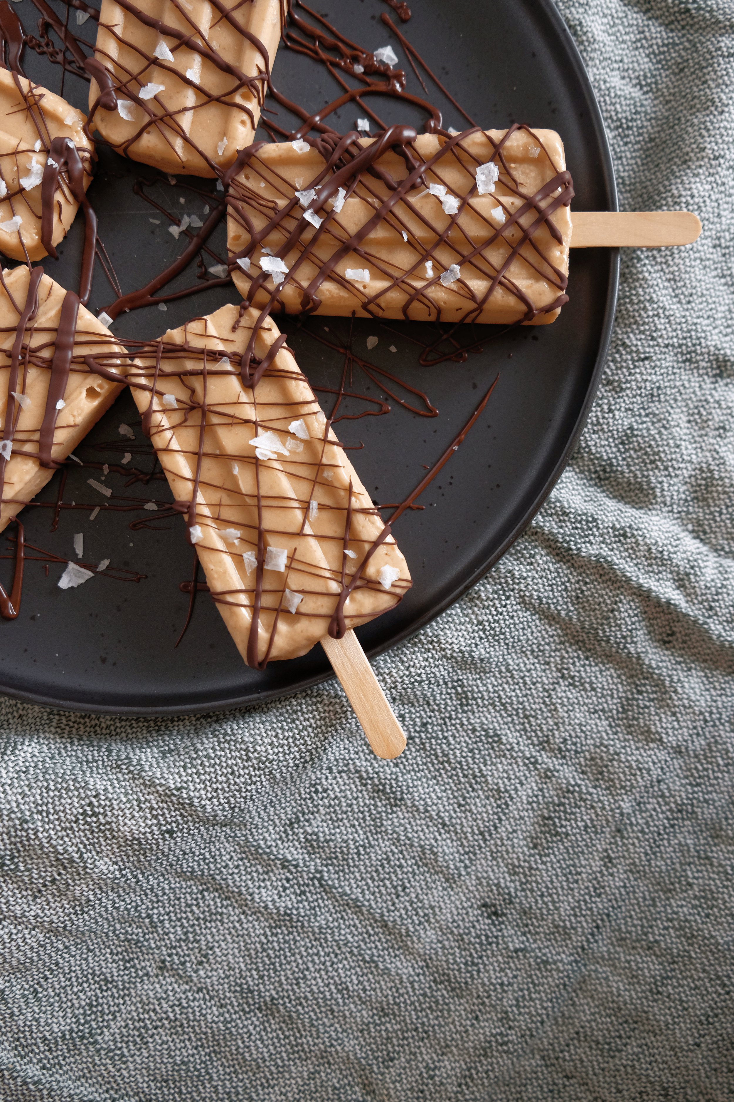 BANANA PEANUT POPSICLES
