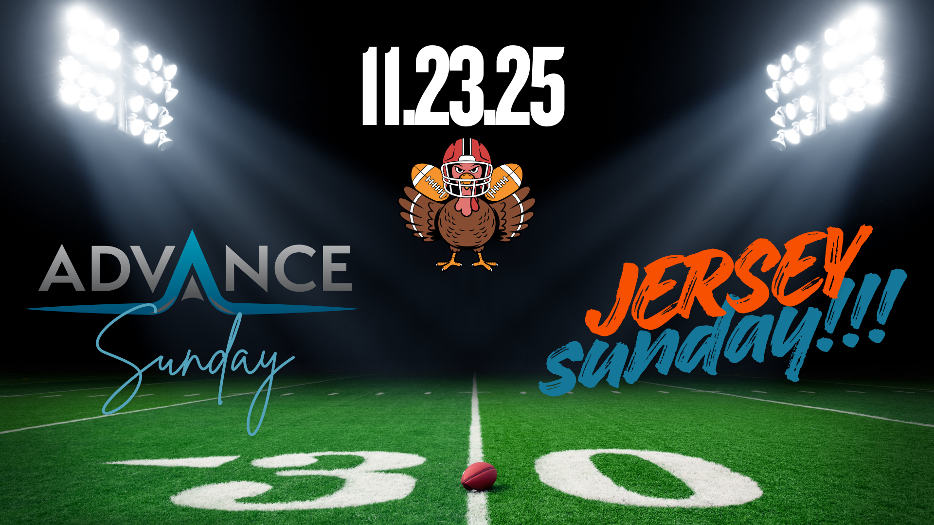 Advance &amp;. Jersey Sunday 