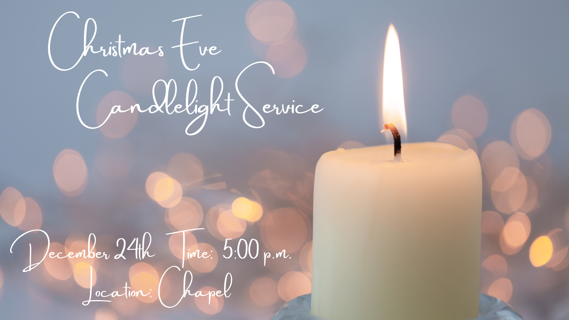 Christmas Eve Candlelight Service 