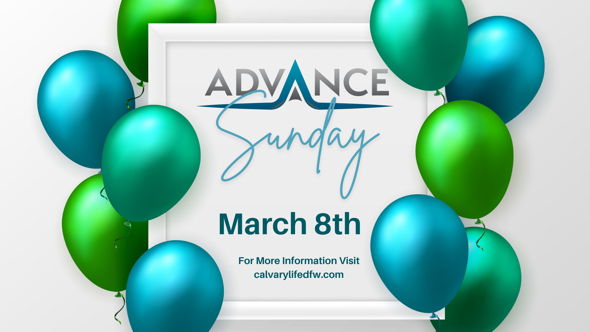 Advance Sunday  