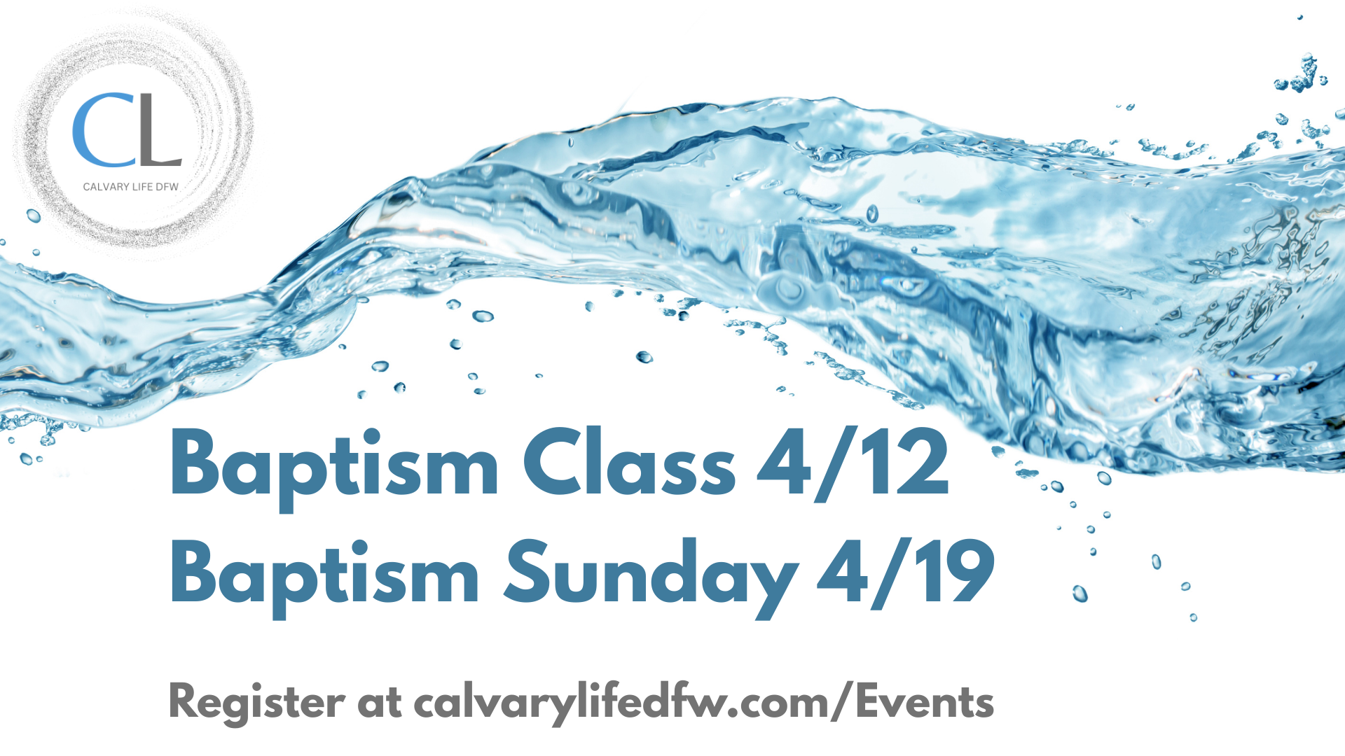Baptism Sunday 