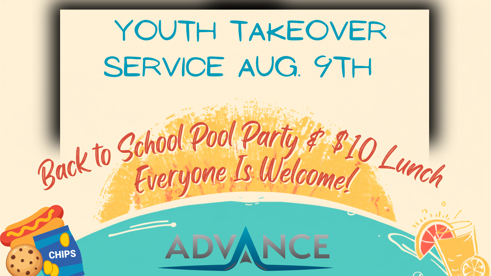 Youth Takeover, Back to School, and Advance Sunday