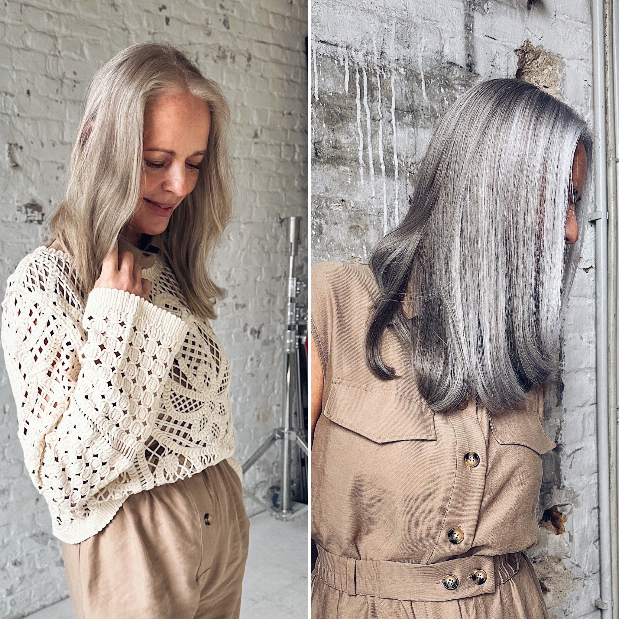 Martin Dürrenmatt innoviert SILVER.sense ► Silver Lady Service • Grey hair lowlight • Mehr Dimension, Spiel + Leben • Vorher-Nachher • Mehr erfahren.