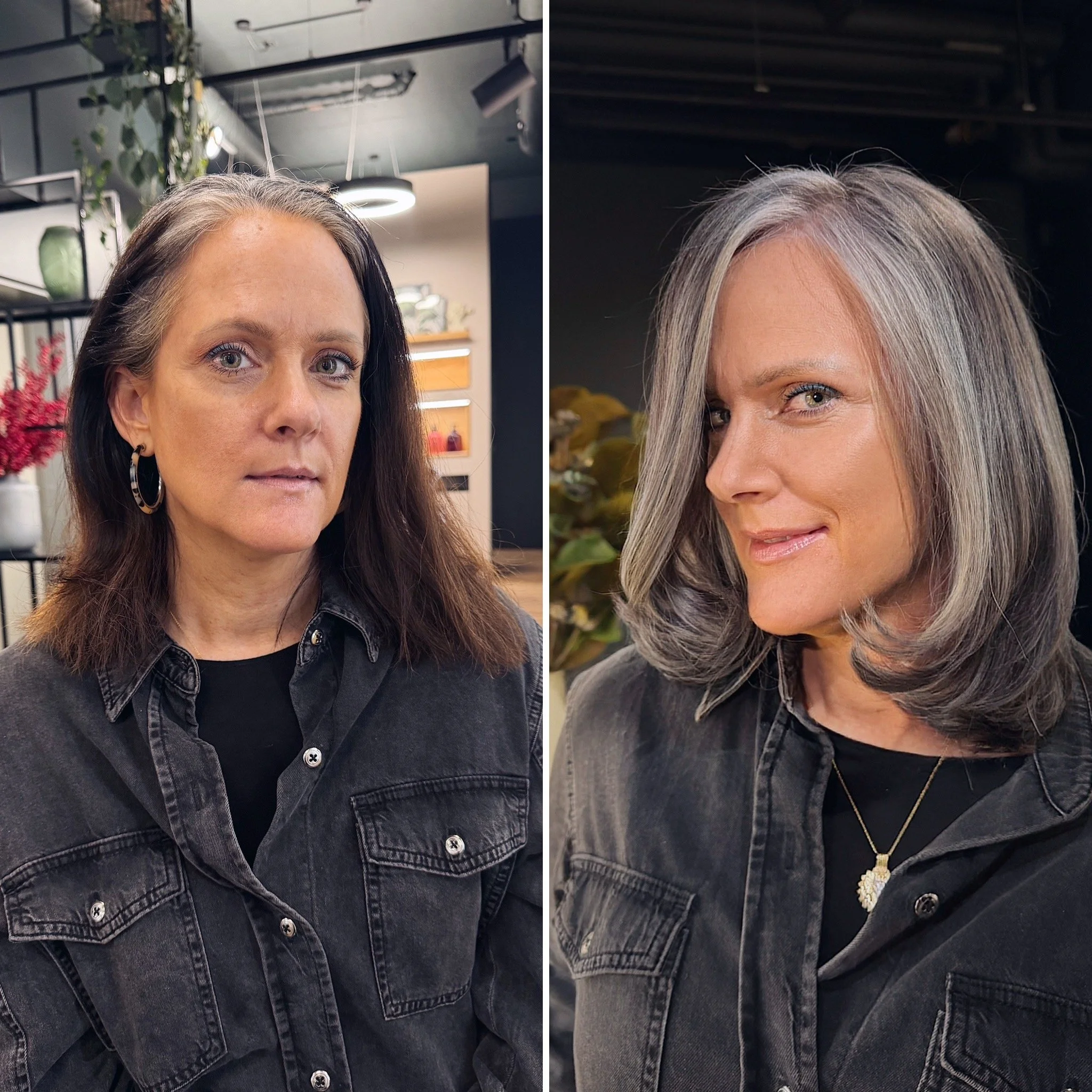 Martin Dürrenmatt innoviert SILVER.sense ► Silver Lady Service • Going back to grey hair • Farbe aus Haar ziehen • Vorher-Nachher • Mehr erfahren.