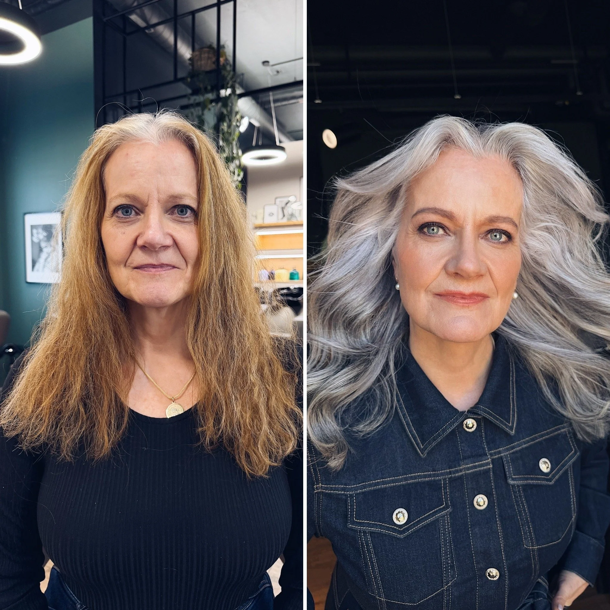 Martin Dürrenmatt innoviert SILVER.sense ► Silver Lady Service • Going back to grey hair • Mehrstündiger Prozess • Vorher-Nachher • Mehr erfahren.
