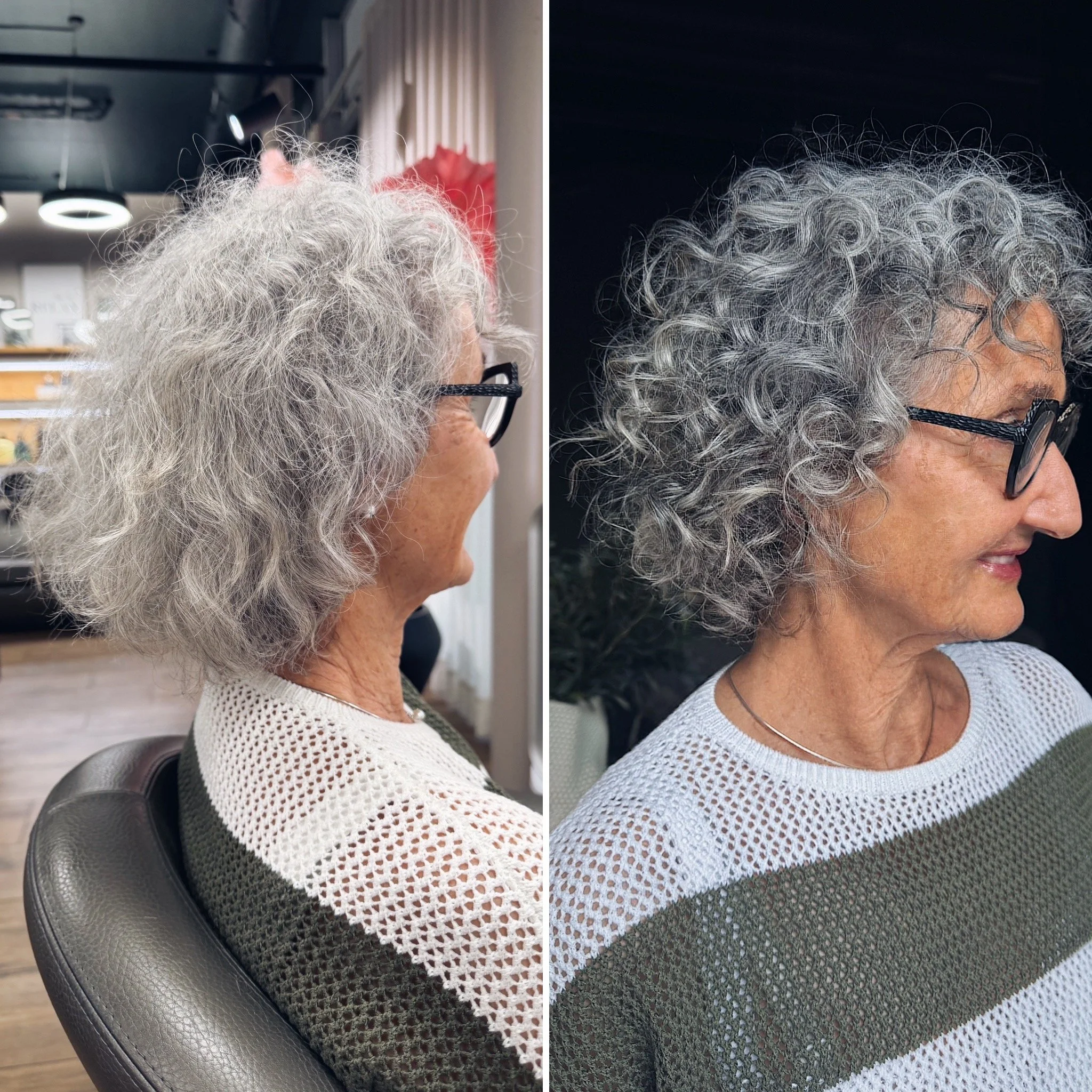 Martin Dürrenmatt innoviert SILVER.sense ► Silver Lady Service • Grey hair lowlight • Für mehr Kontur • Vorher-Nachher • Mehr erfahren.