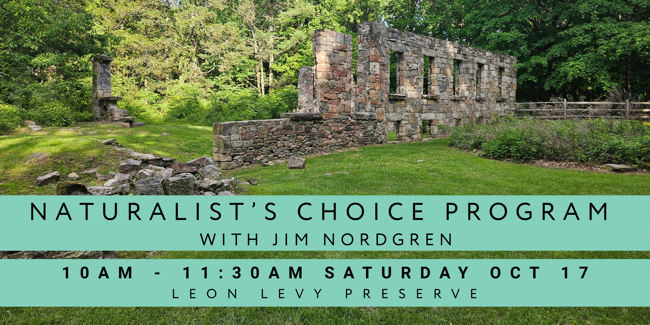 Naturalist's Choice Program with Jim Nordgren