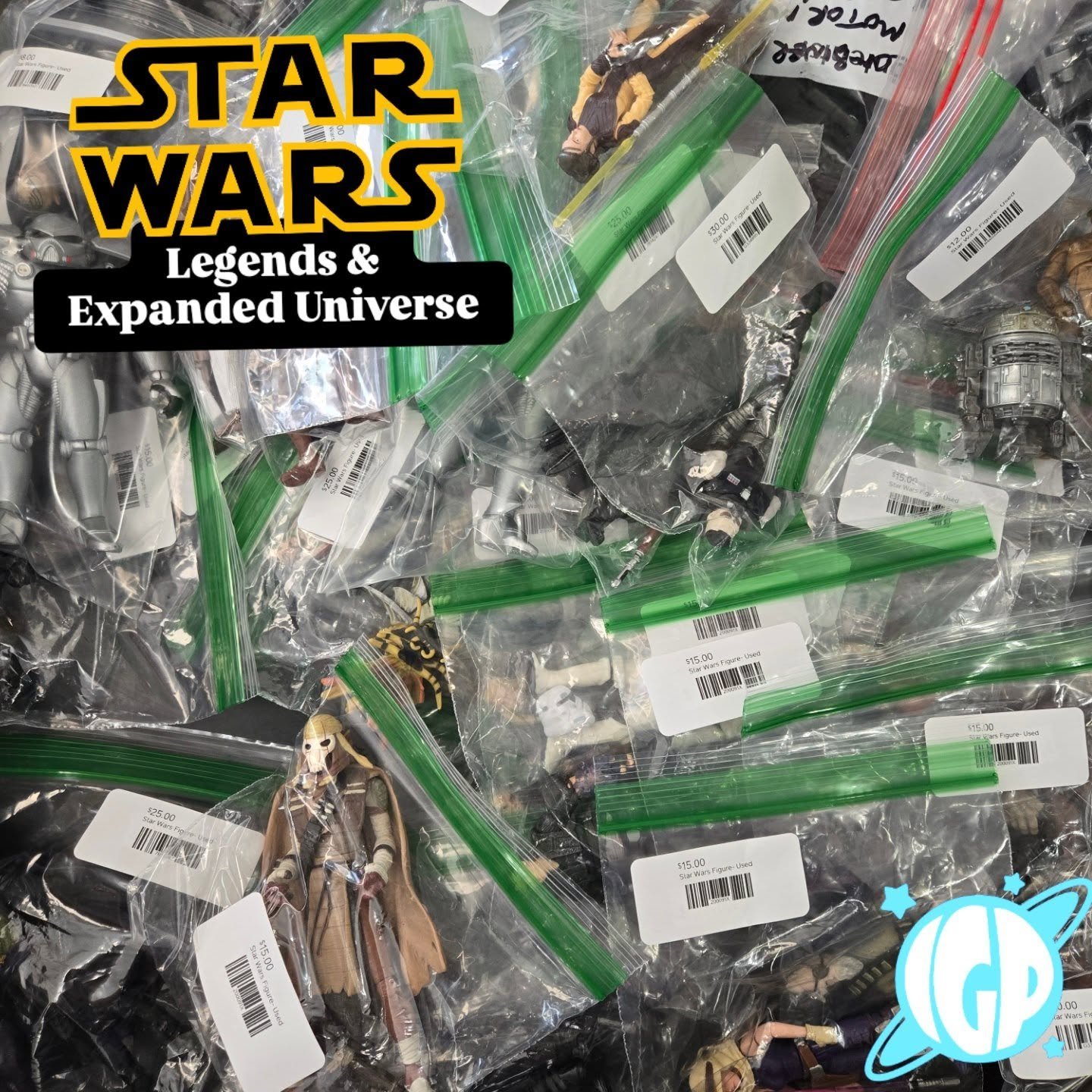 #starwars Legends and expanded universe figures going out today. Loads if rare figures! ##lakelandflorida