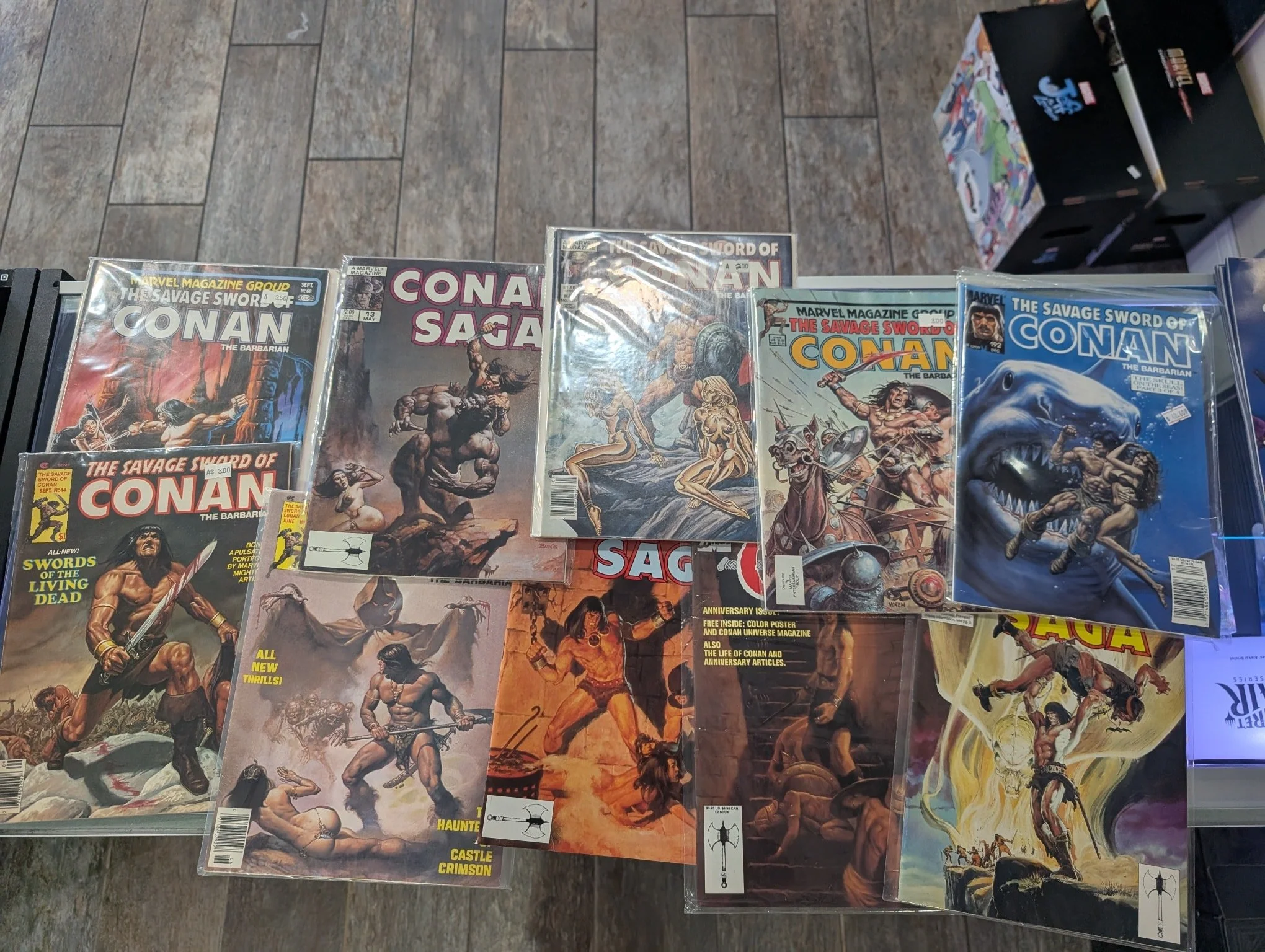 Huge selection of Conan back issues just walked in! Come get them while they're here!

 #lakelandflorida #comicbooks #conanthebarbarian #savageswordofconan #comiccollecting