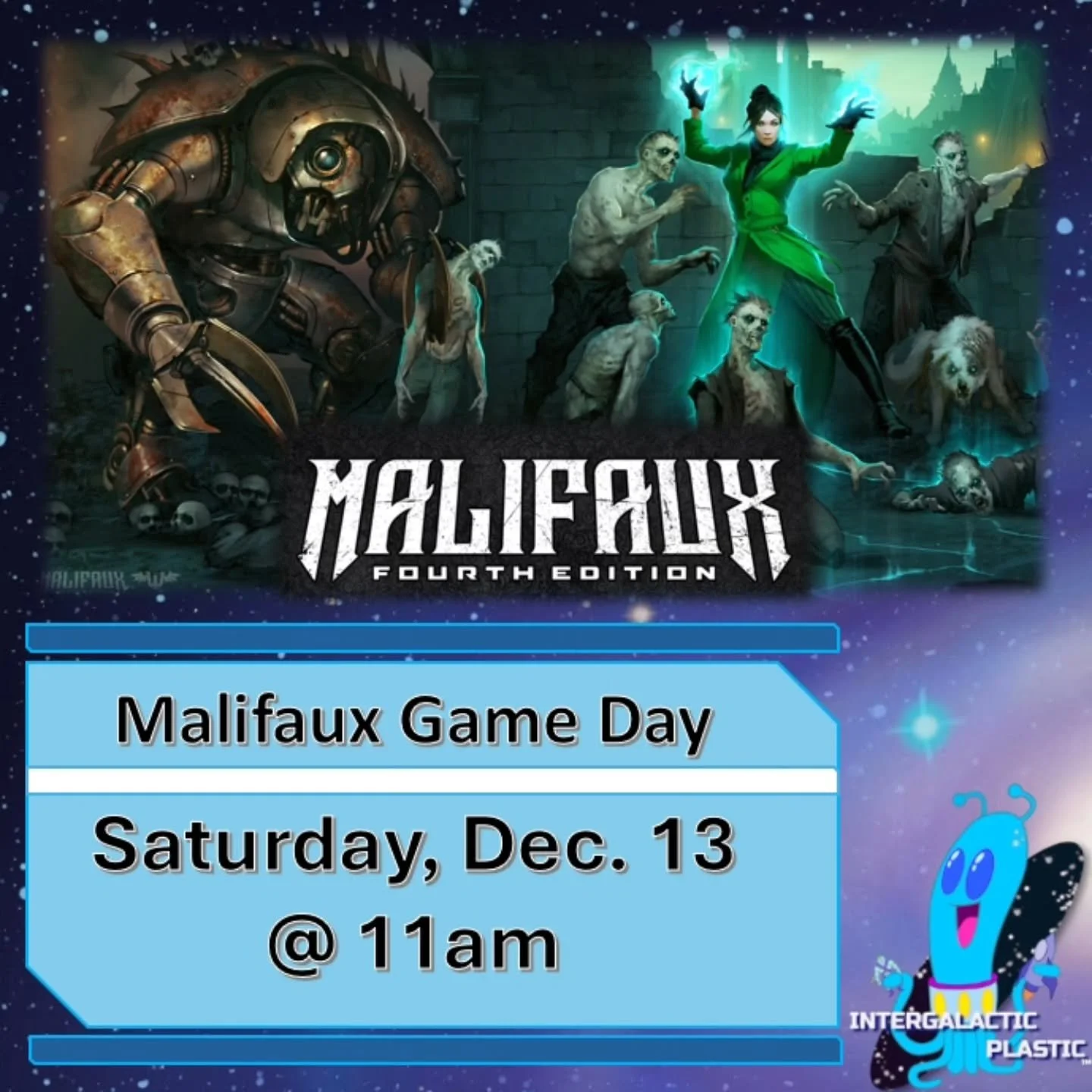 Malifaux Game Day! Whether you're a seasoned player or just looking for a chance to check out the game, this is the event for you! Malifaux is one of the most unique and thematic miniature games around! #lakelandflorida