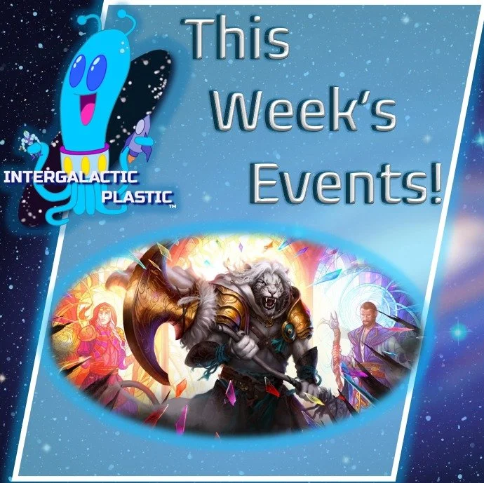 This Week's events include Magic: The Gathering, Board Games, Warhammer, and more! #lakelandflorida