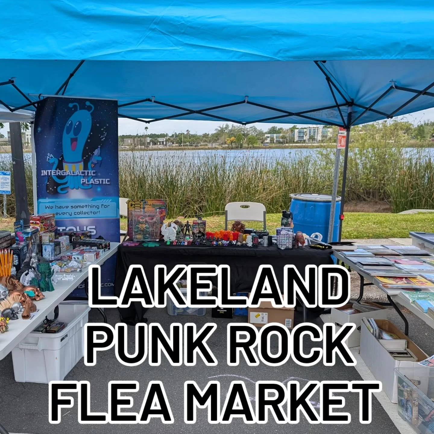 We'll be at the #punkrockfleamarket all day! Come visit us! We're also open all our regular hours at the shop.