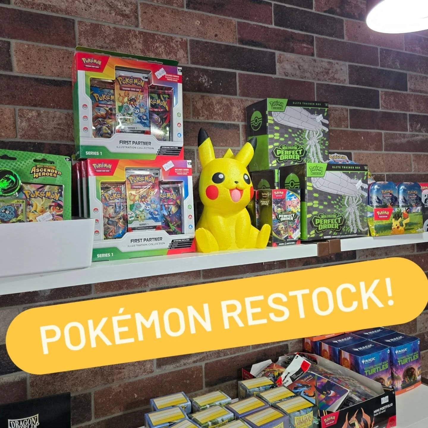 Pok&eacute;mon restock! While supplies last!