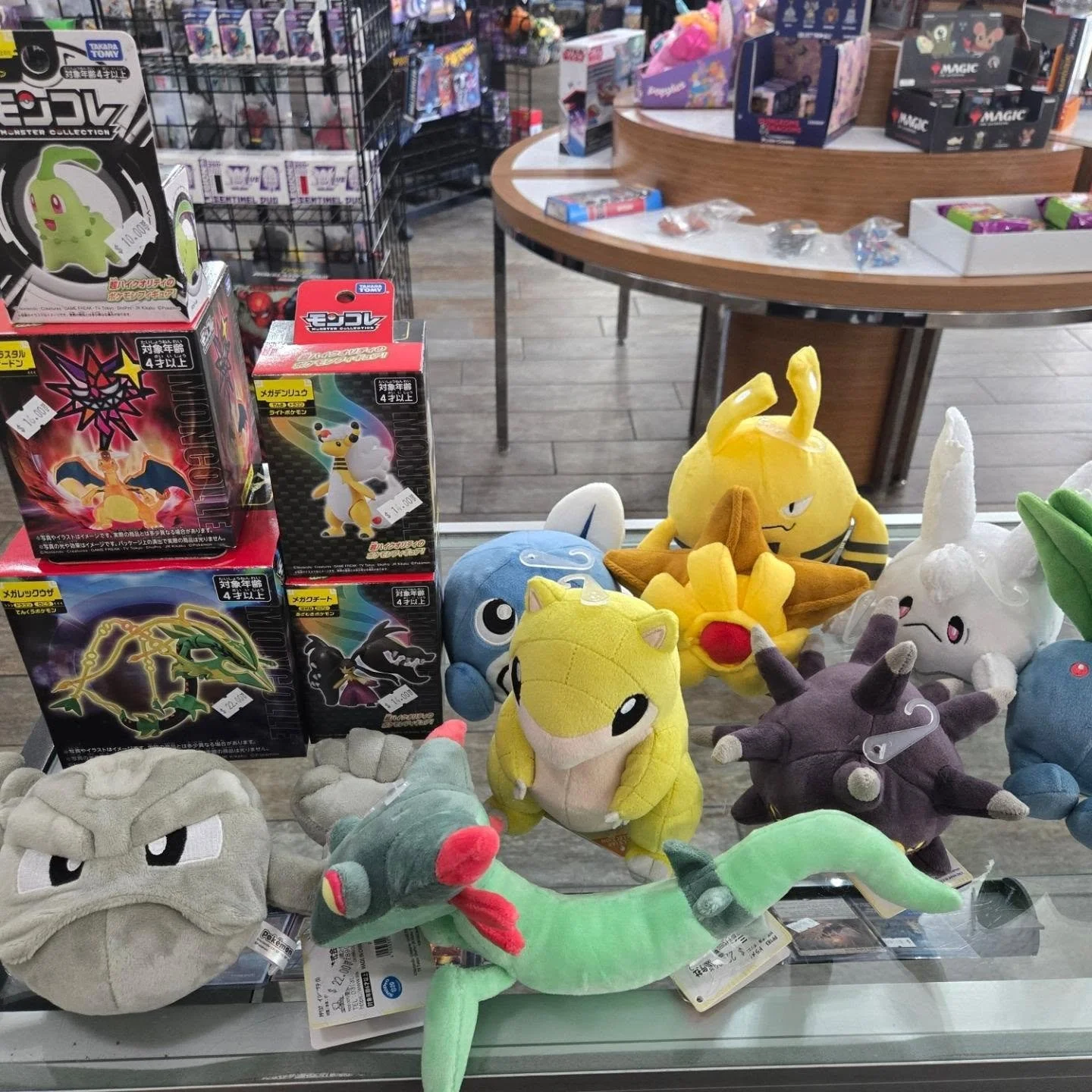 New stock on Pokemon toys, anime figurines, and chiikawa!