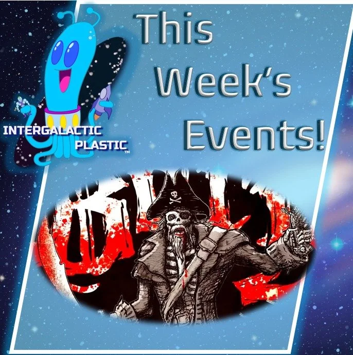 Roleplaying Games, Pok&eacute;mon, Magic: The Gathering, Warhammer and more this week! Check out our full calendar at intergalacticplastic.com