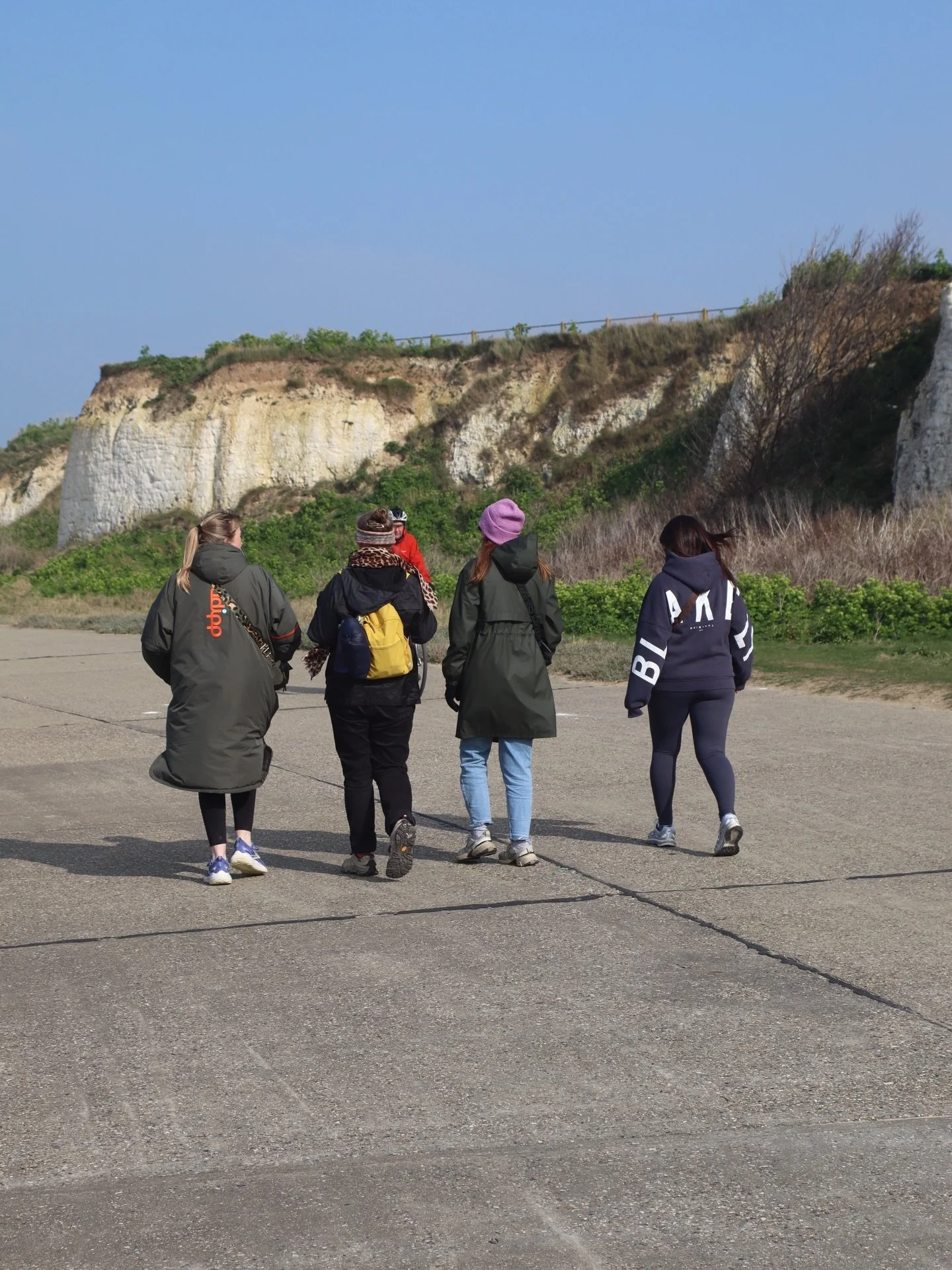 We didn&rsquo;t walk far &mdash; but something shifted. 🌊

Yesterday was our first Coastal Awe Walk.

A seasonal wander for presence, connection, and breathing space.

We walked gently along the Margate coast &mdash; no real destination, just moving