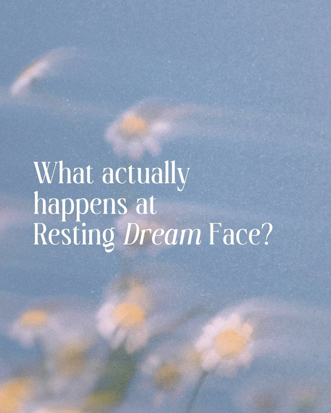 A lot of people ask what this actually is&hellip;

It&rsquo;s not a facial. It&rsquo;s not a beauty treatment. It&rsquo;s not about how you look.

It&rsquo;s about how much you&rsquo;re holding.

In your jaw Behind your eyes In the quiet tension that