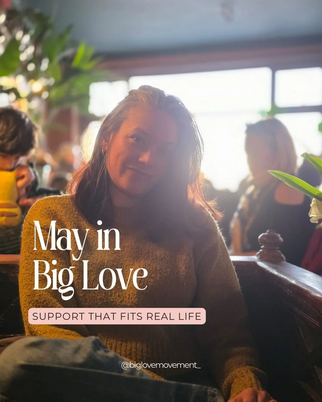 I wanted to share a few gentle ways to stay connected this month &mdash; whether you&rsquo;re craving rest, movement, or something more social.
 
Everything I&rsquo;m holding right now is designed to meet you where you are.

Not more to keep up with 