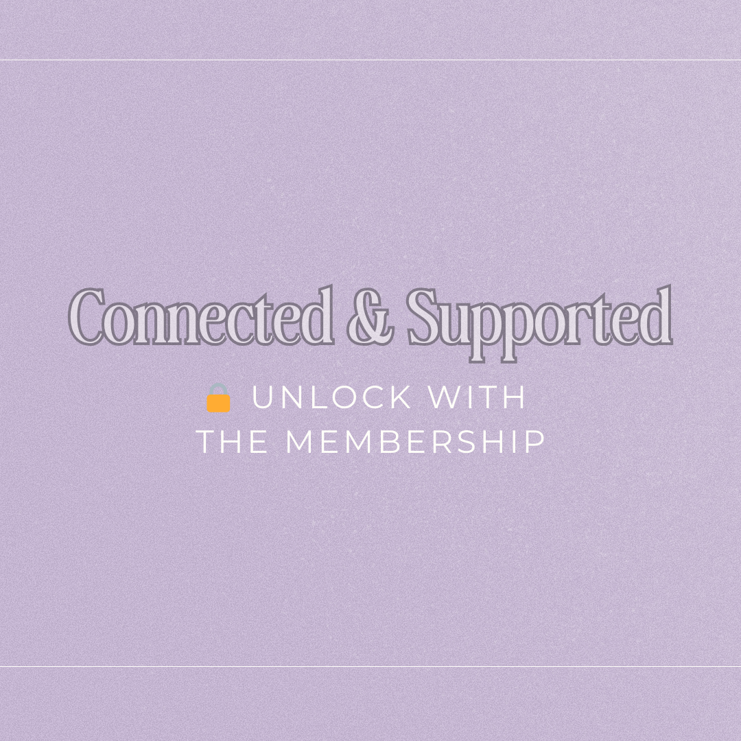 Connected & Supported: Overcoming Loneliness & Building Meaningful Connections