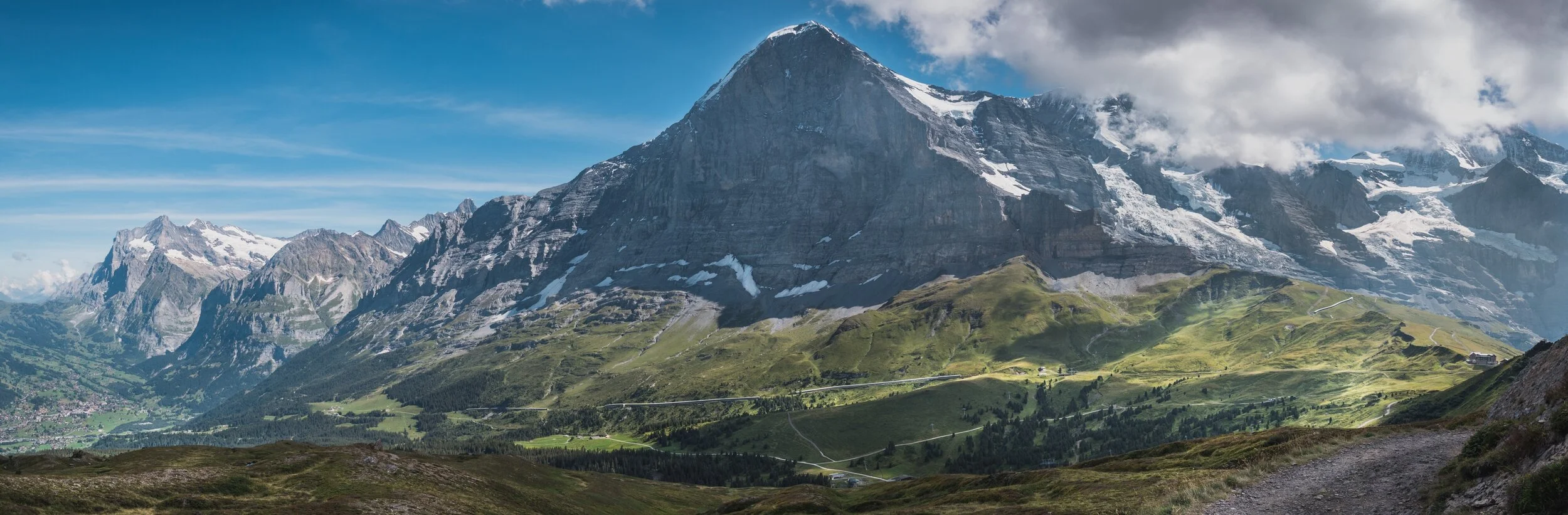 The North face of Eiger, Switzerland 