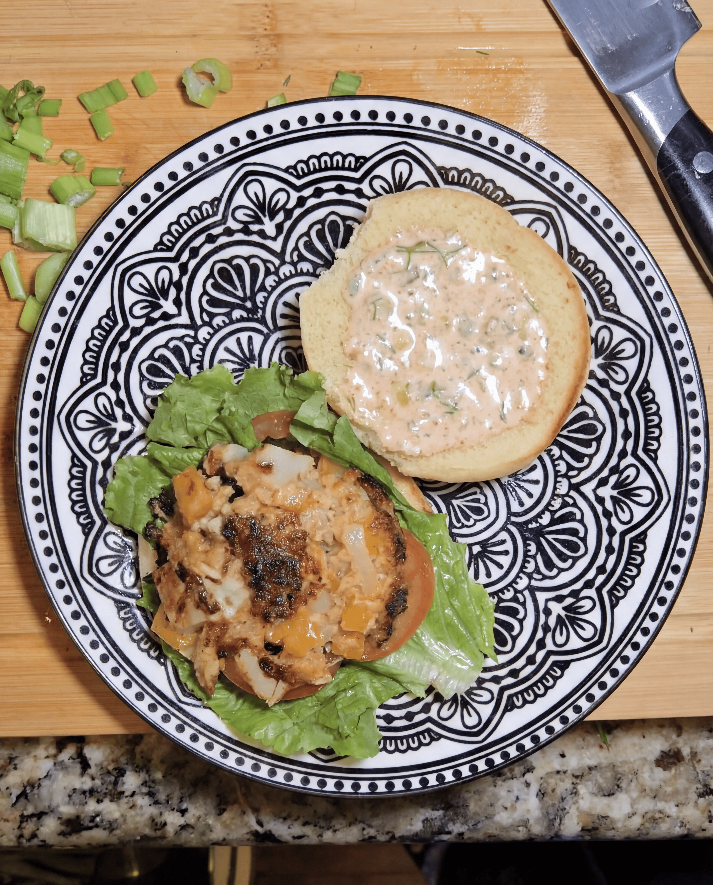 Vegan Crabless Cake Sandwich