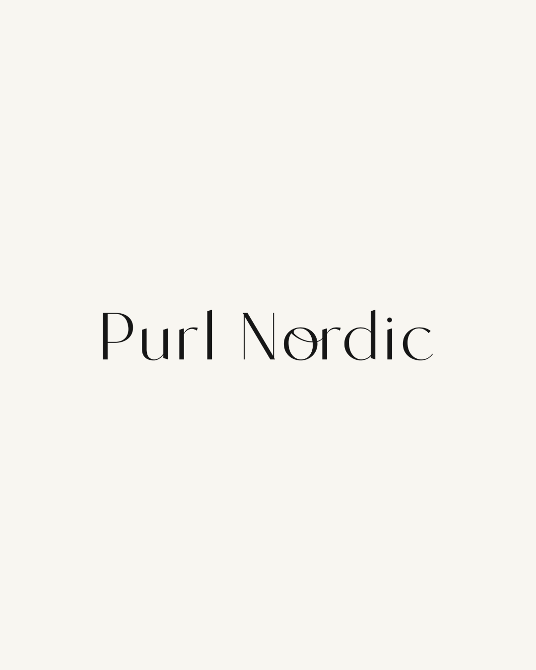 Purl Nordic -brändin logo – suunnitellut Annukka Malin