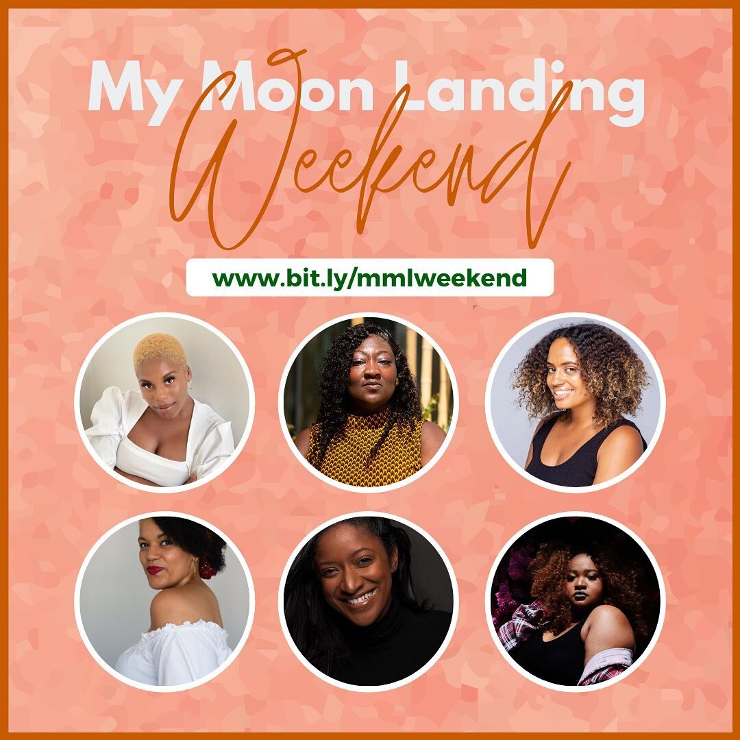 JOIN US! (Virtually &amp; For FREE) 
✨😁🖤 #LinkInBio 
.
This weekend I get to speak alongside these incredible humans at &lsquo;My Moon Landing&rsquo; weekend.
.
@my_landinggg is a community of Black women, Black LGBTQ+ and Black non-binary people i