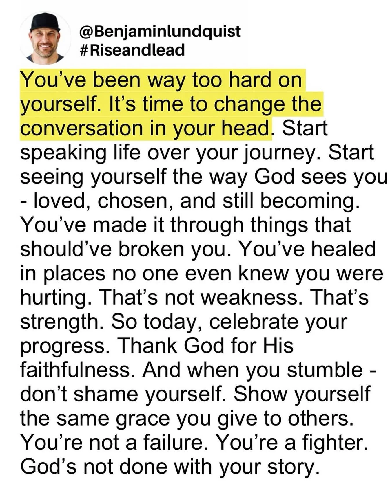 Type &ldquo;amen&rdquo; below and share this to encourage someone else. Thank God for His faithfulness. And when you stumble - don&rsquo;t shame yourself. Show yourself the same grace you give to others. You&rsquo;re not a failure. You&rsquo;re a fig