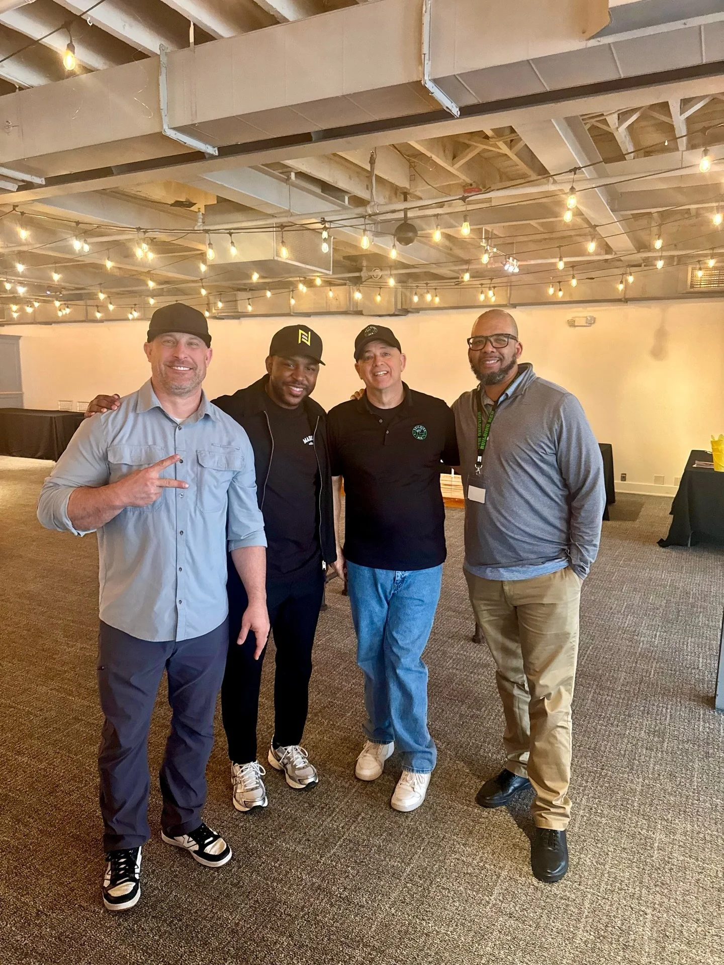 Honored to team up with @buildingmenprogram and @nateevansjr to anchor young men in identity and equip them with tools to make life-decisions with clarity and confidence. Appreciate @senecawilson31 rollin&rsquo; up. 
-
@Benjaminlundquist #Riseandlead