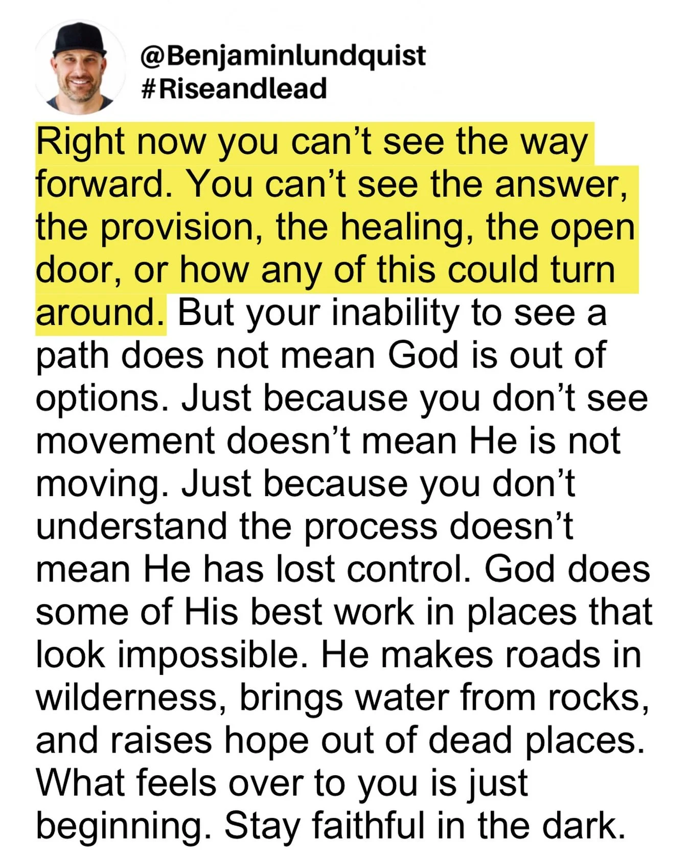 Type &ldquo;amen&rdquo; below and share this to encourage someone else. When Joseph was thrown into a pit, sold into slavery, and forgotten in prison, it looked like the story was over. From the outside, nothing made sense. But every setback was sett