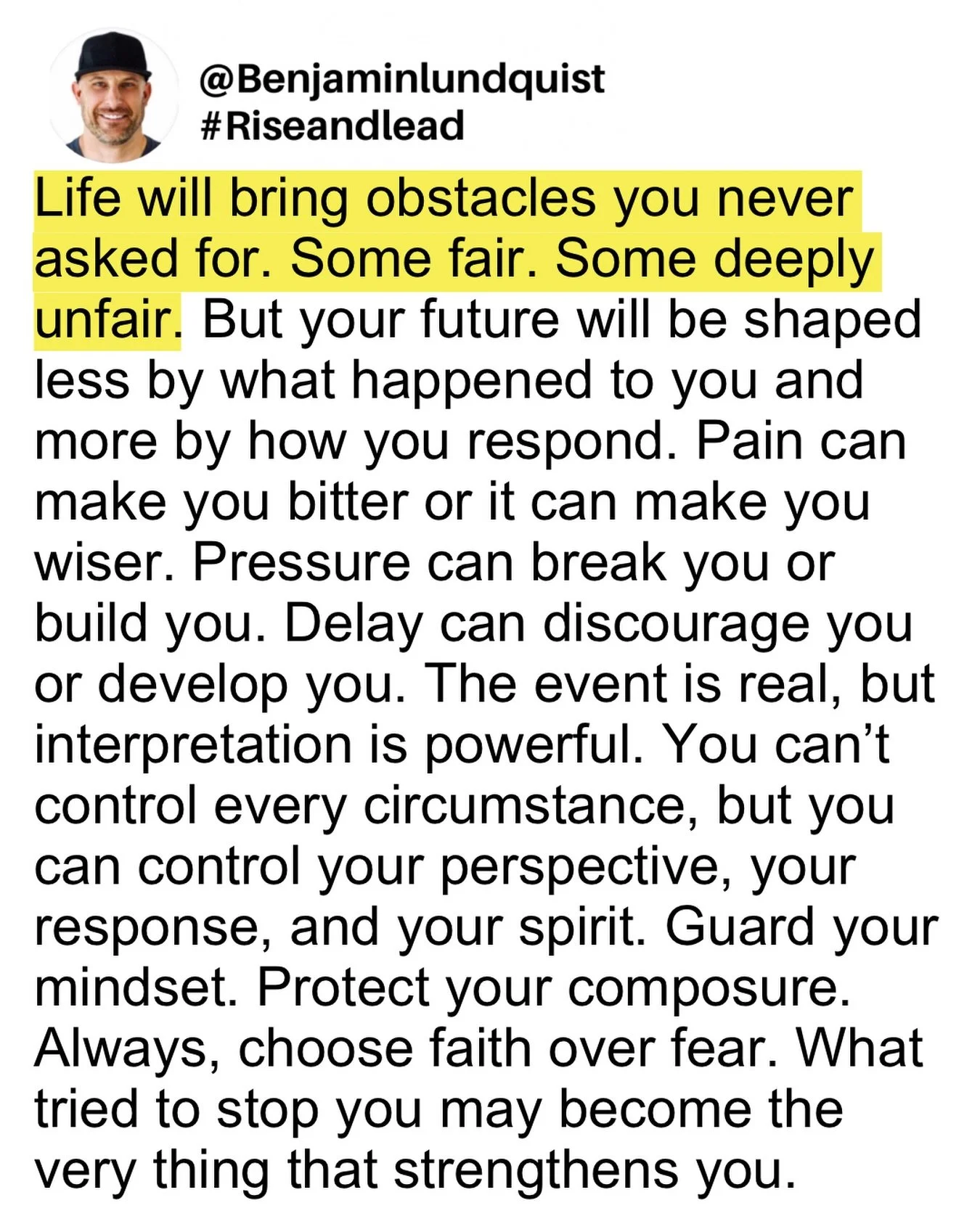 Type &ldquo;amen&rdquo; below and share this to encourage someone else. Some of the greatest battles in life are won long before circumstances change. They are won in the mind, in the heart, and in the decision to stay steady when everything around y