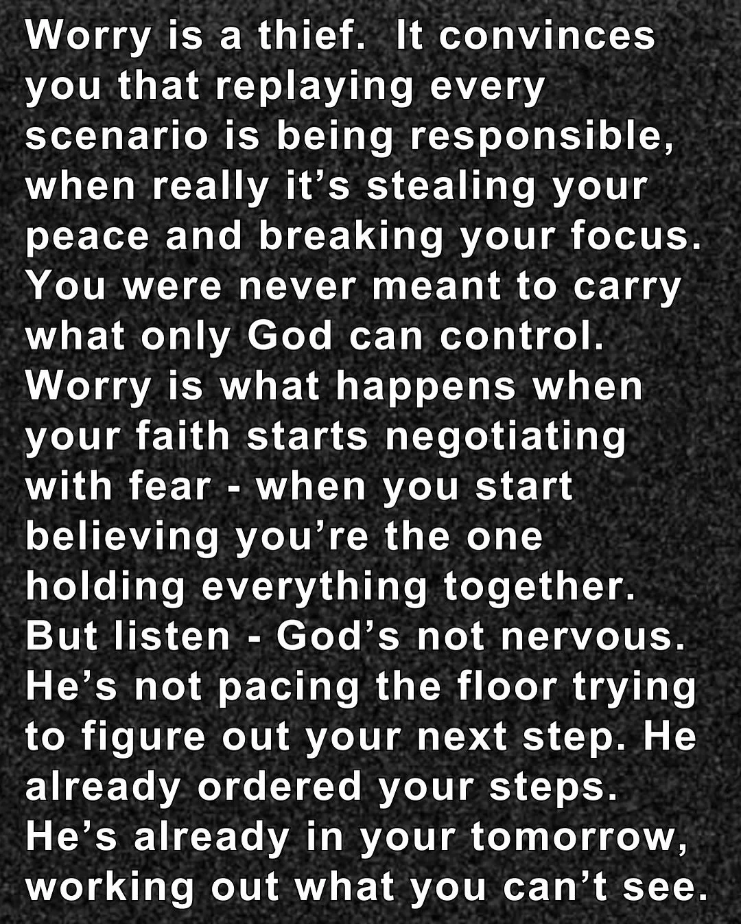 Type &ldquo;amen&rdquo; below and share this post to encourage someone else. You don&rsquo;t have to know how it will work out, you just have to know Who&rsquo;s working it out. When Joseph was thrown into a pit, he didn&rsquo;t know he&rsquo;d end u