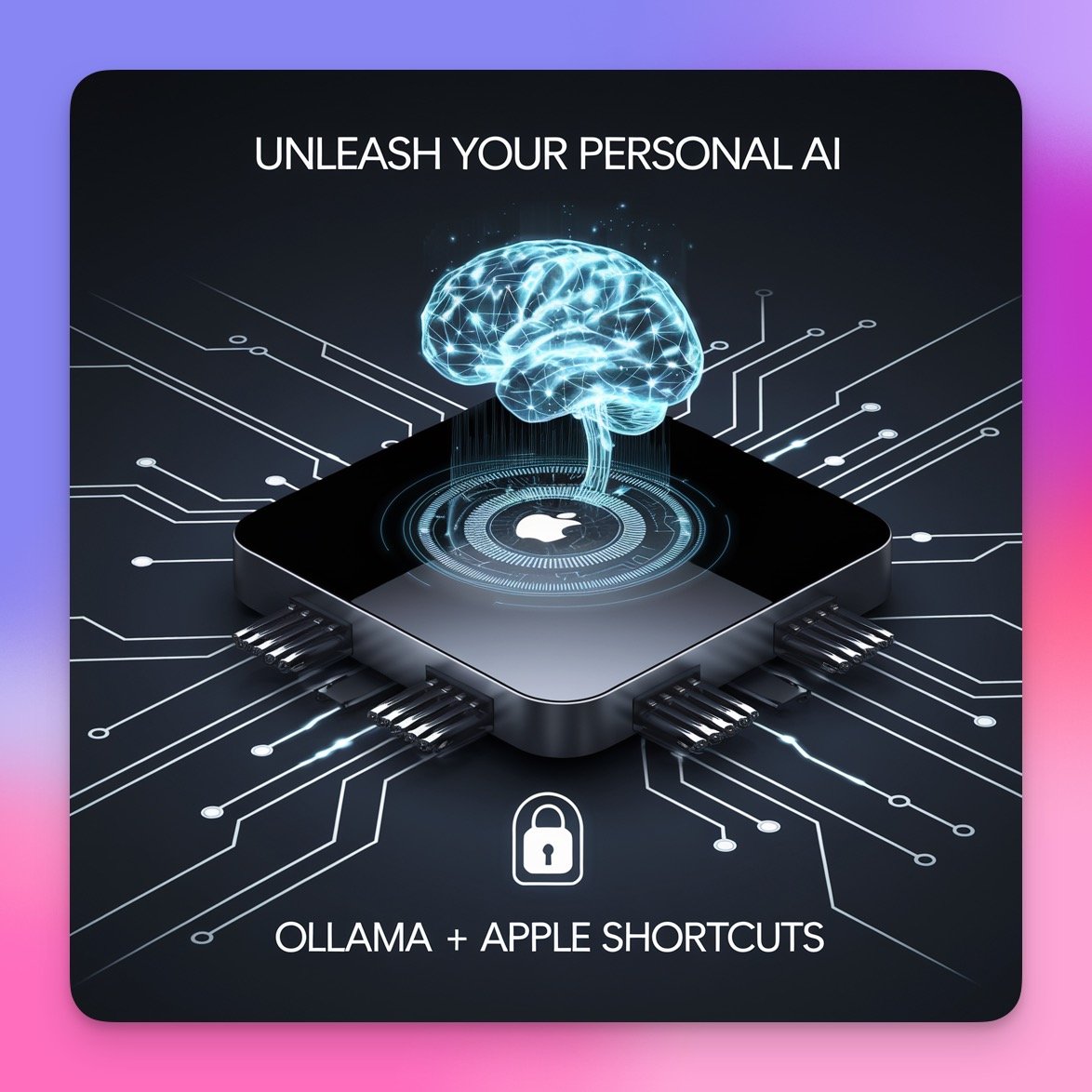 Unleash Your Personal AI: Setting Up a Secure Ollama Server for Apple Shortcuts (MacOS + iOS)