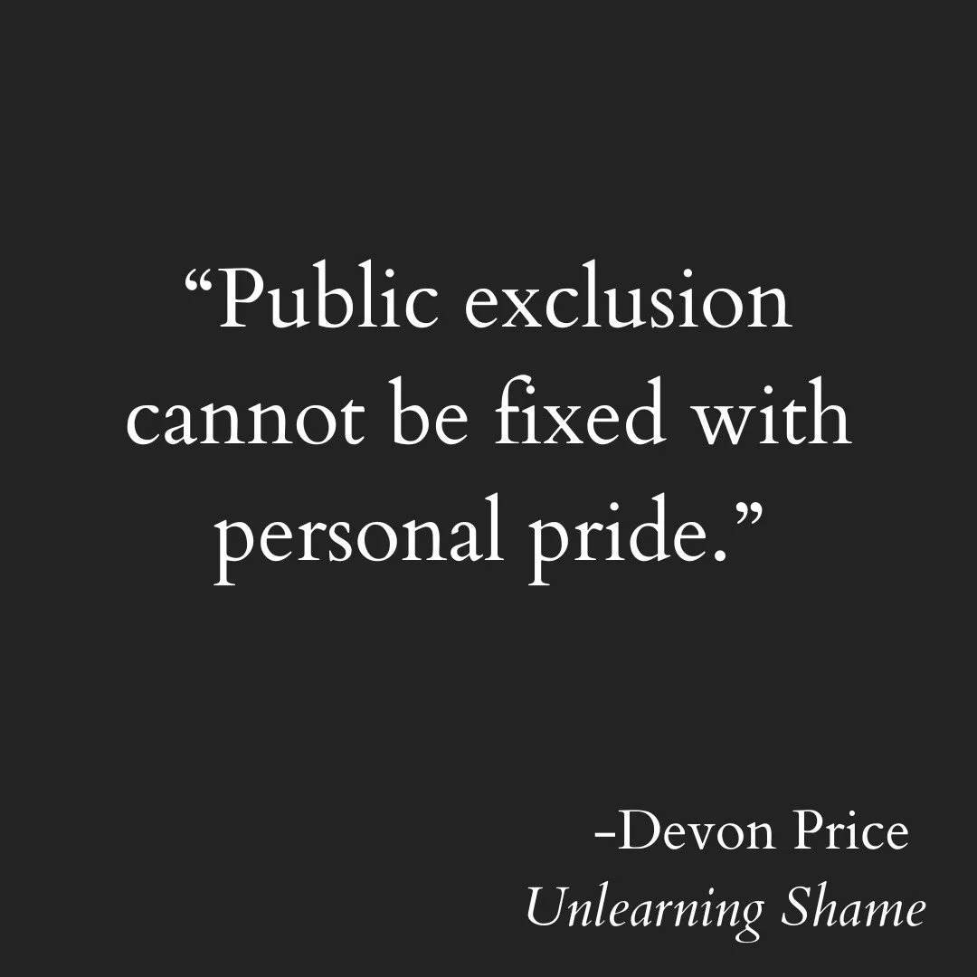 Every day, I am more convinced that we need to be looking at the social, not just the personal.