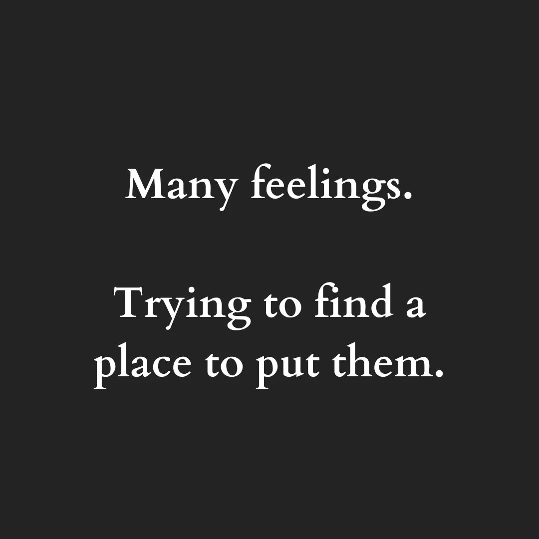 I've been writing a book so I've run out of words, but I think finding a place for rage and sadness and grief can jog us out of the learned habit of negating them.