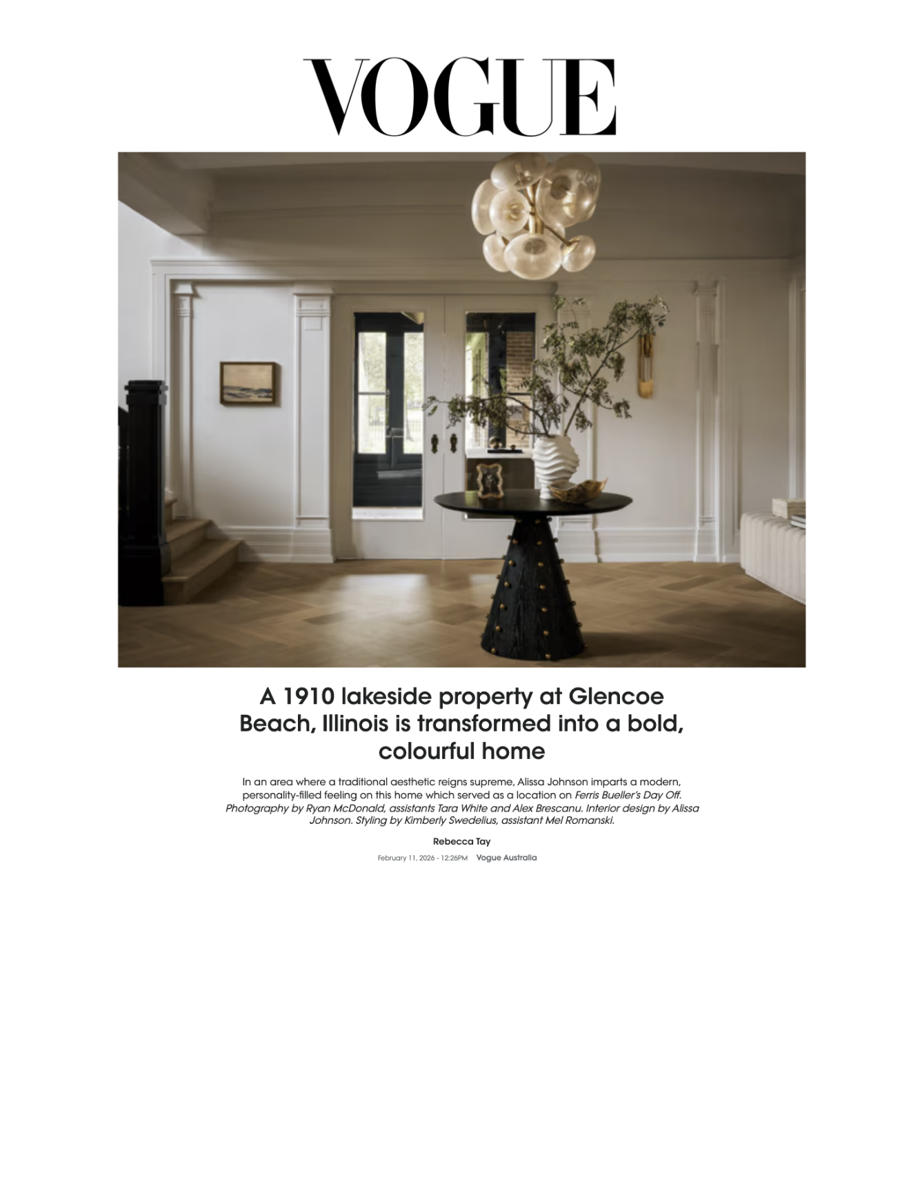 Vogue Living AU | February 2026