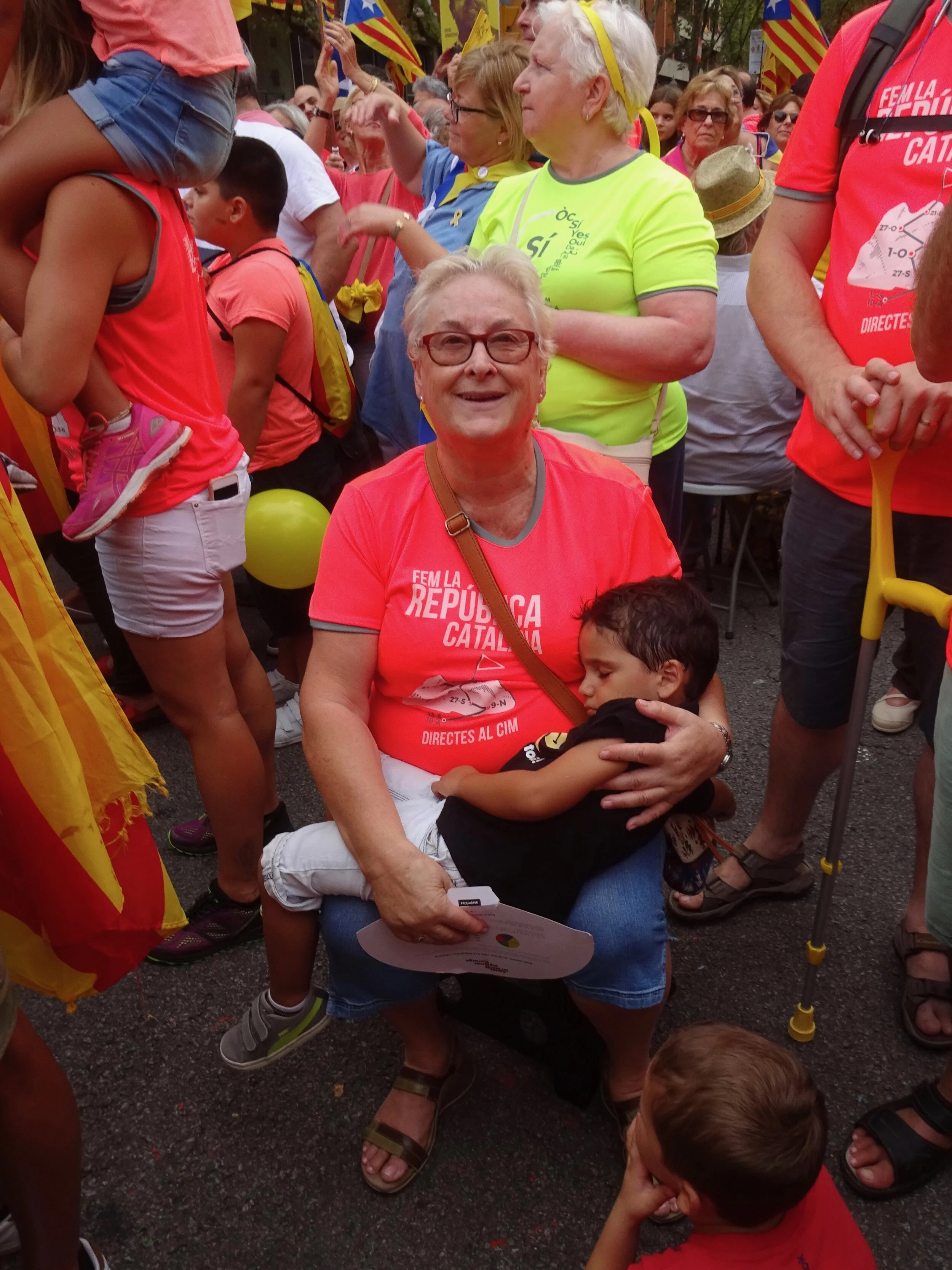 Catalan Grandmother at September 11th Demonstrations.jpg