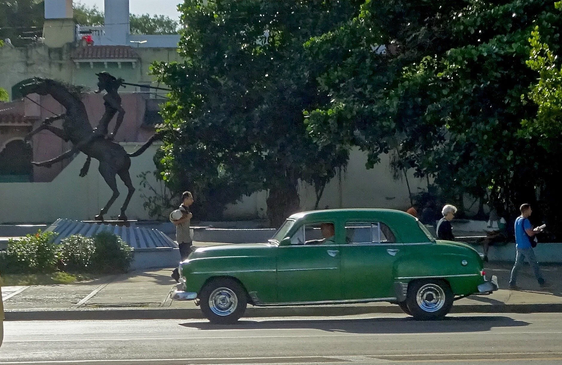 Green car and Quijote bestjpg.jpeg