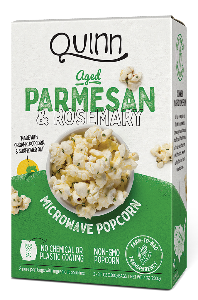 Aged Parmesan &amp; Rosemary Microwave Popcorn