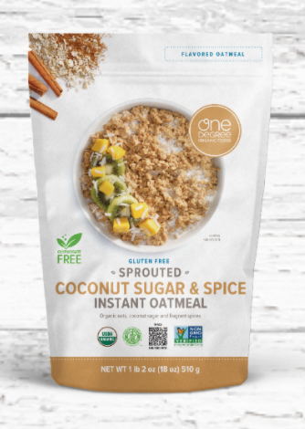 Sprouted Coconut Sugar &amp; Spice Instant Oatmeal