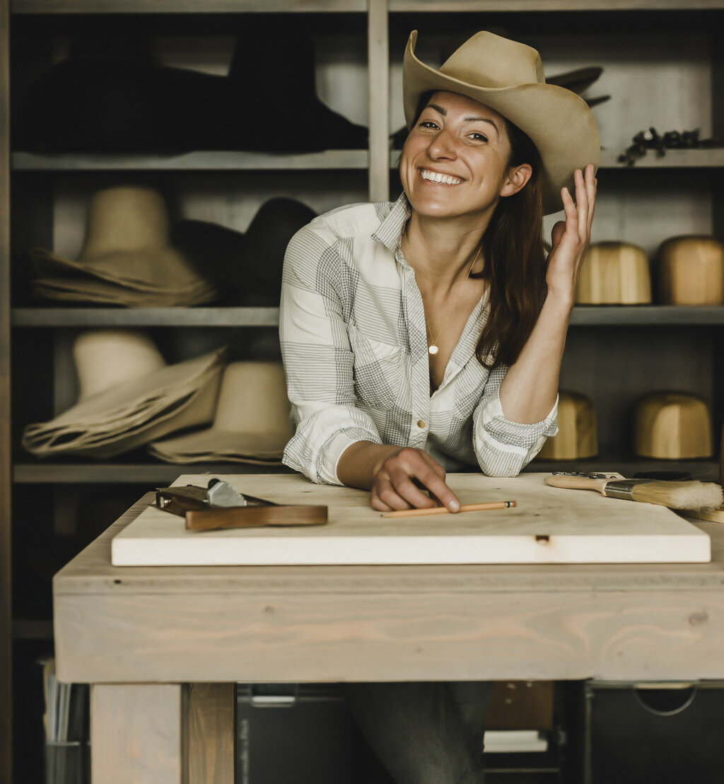 The Montana Territory Hat Company Designer Courtney Green
