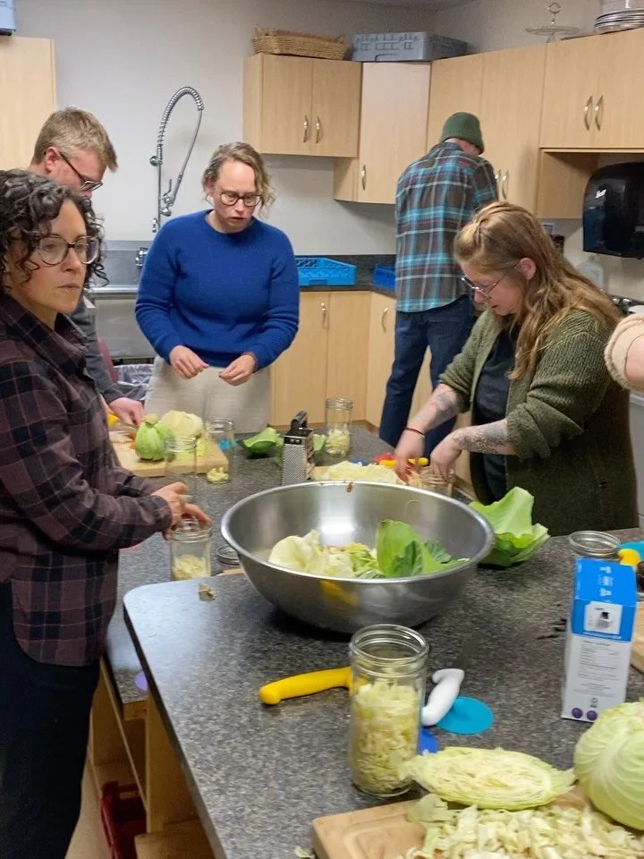 Veggie Fermenting 101!

We had the first in a new series of workshops this weekend - all about fermentation. For the first session we talked all about how to ferment the lovely fresh local produce that&rsquo;s currently in season. 

Fermentation is a