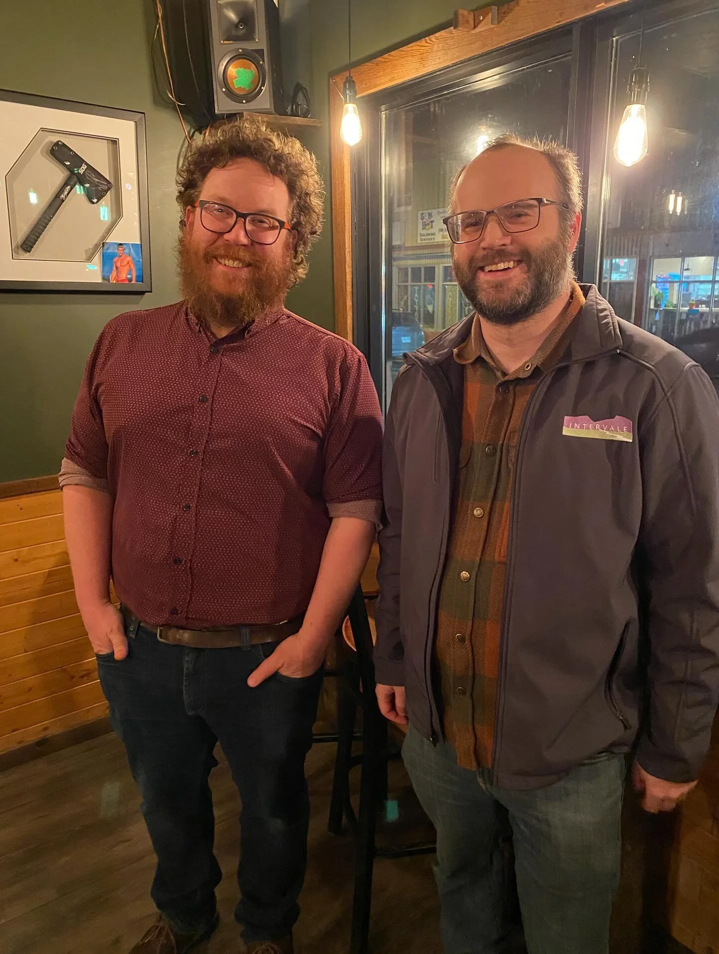 Another excellent crowd last night out for our third Green Drinks of the season! 

Glen Keeling of Intervale and Dr. Sean Boyle of Grenfell Campus both gave entertaining and really informative talks about their experiences working in the fields of co